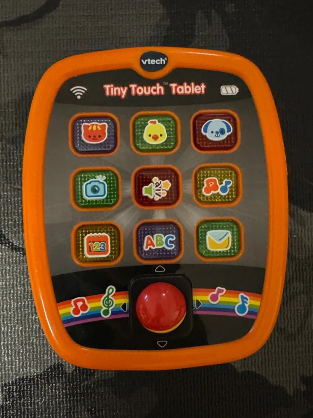 VTech Tiny Touch Tablet - Orange Educational Toy for Toddlers